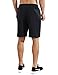 EZRUN Mens 9 Inch Lightweight Running Workout Shorts with Liner Loose-Fit Gym Shorts for Men with Zipper Pockets