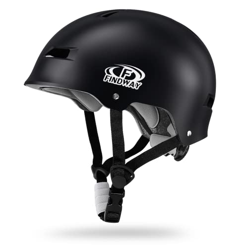 Findway Skateboard Bike Helmet - Bicycle Helmet for Kids Youth & Adults Suitable for Commuter,Skate, Scooter, Longboard & Incline Skating Rollerblading