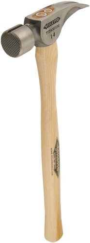 Stiletto TI14MS Tools Inc Titan 14 oz. Titanium Framing Hammer with Straight Handle - Thumbnail 2
