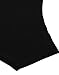 DUBACH Women 's Basic V-Neck Long Sleeve Irregular Hem Wine Red Loose Dress(Black,M)