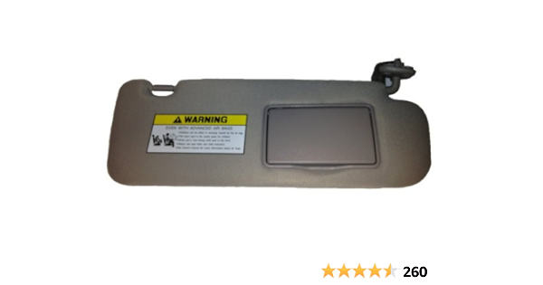 Amazon Com New Genuine 2006 2008 Hyundai Sonata Sun Visor Passenger Side Gray W Sunroof Automotive