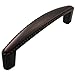 Cosmas 4111ORB Oil Rubbed Bronze Cabinet Hardware Rope Scroll Handle Pull - 3-3/4" (96mm) Hole Centers