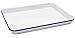 Enamelware Jelly Roll Pan, 16.25 x 12.25 inches, Vintage White/Blue