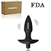 Vibrating Anal Butt Plug Anal Trainer Kit Male Prostate Massagers Anus Play Fetish Stimulation Pleasure Adult Sex Toy Things for Women Men Couples buttplug Fantasy Restraints Bondage