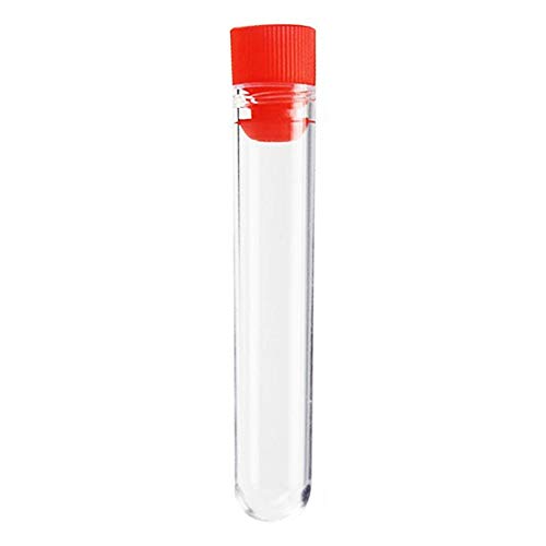 Tcplyn Plastic Felting Sewing Needles Container Clear Needle Storage Tubes with Cap Sewing Needles Storage Bottles Holder 30 Pieces (Needles Not Include)
