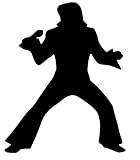Minglewood Trading Elvis Aaron Presley - The King Aloha from Hawaii Vinyl Decal Sticker - 4