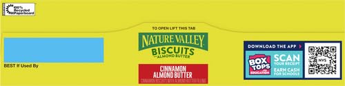 NATURE VALLEY BISCUIT SANDWICHES, CINNAMON ALMOND BUTTER, 10 CT, 13.5 OZ