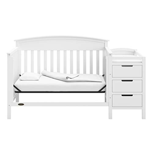Graco Benton 4in1 Convertible Crib and Changer (White) Crib and