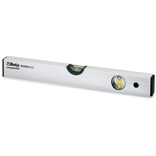 Beta 16960205 Model 1696 B500 Spirit Level with Magnetic Bases, Anodized Profiled Aluminium, 500mm