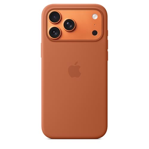 Apple iPhone 17 Pro Max Silikon Case mit MagSafe - Terracotta 