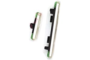 XINJUNKENG Power On Off Button + Volume Button Side Button Replacement Repair Part for Google Pixel 7 Pixel7 (Gold)