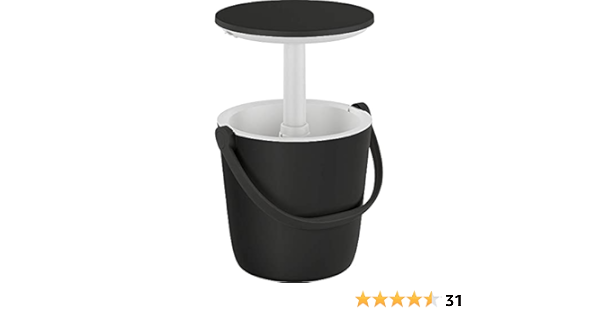 Keter Coolbar Cubo de grafito enfriador Mesa auxiliar para ...