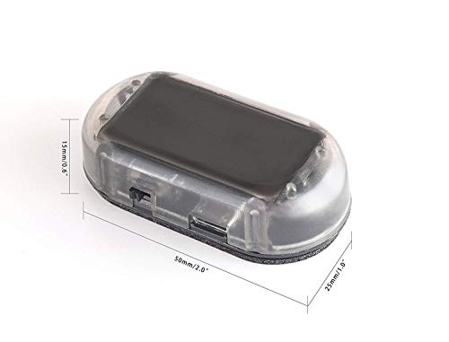 image for Be-one Bemagnificar Solar Car Dummy Alarm LED Light, Simulated Imitati