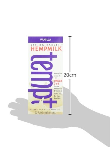Living Harvest, Vanilla Hempmilk, 32 oz - Thumbnail 7