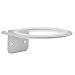 SinLoon Hair Dryer Holder Wall Mount Hair Dryer Handing Rack Organizer for Hair Blower with Plug Stand, Aluminum Anti-Rust