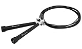 ProSource Discounts Speed Cable Jump Rope, Black, 10-Feet