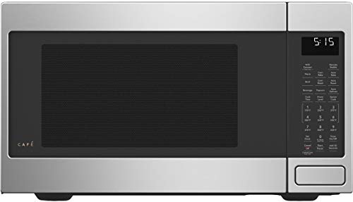 Cafe CEB515P2NSS Matte Collection Countertop Microwave Oven with 1.5 cu. ft. Capacity, Convection, 1000 Watts, 10 Power Levels, in Stainless Steel - Thumbnail 4
