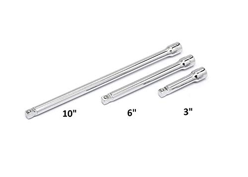 Craftsman 3 pc 3/8 drive wobble extension bar set - 3", 6", 10"