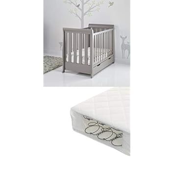 obaby stamford sleigh mini cot bed