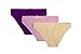 Nabtos Womens Underwear Sexy Cotton Bikini Plain Panties for Women (Pack of 6) (Medium/6, all 6 colors)