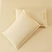 SONORO KATE Bed Sheet Set Super Soft Microfiber 1800 Thread Count Luxury Egyptian Sheets 18-Inch Deep Pocket Wrinkle and Hypoallergenic-4 Piece(Queen Ivory)
