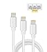 Alanda Lightning Cable 3pcs (3ft 6ft 10ft) High Speed Durable iPhone Cable Data & Sync Charging Cable for iPhone iPad Air and Mini iPod Touch 5th Compatible with iOS-White