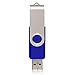RAOYI 10PCS 4GB USB Flash Drive Blue Pen Drive Thumb Drive USB 2.0 Memory Stick Swivel Design