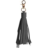 Altec Lansing AMA10014 Android Cable Charger USB Tassel Key Chain (Gray)