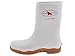 Rugged Shark Premium Fishing Deck Boot with All-Day Comfort Footbed, White, Size 12M