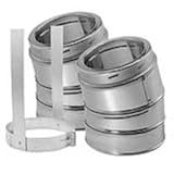 DuraVent 6" x 30 Degree Offset Kit- 2 offsets and