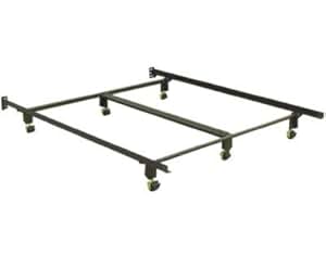 bed casters frames frame metal carpet king