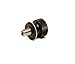 Harley Davidson Seat Bolt Black Billet Aluminum Hard Anodized by FGT Motorsport