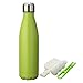KING DO WAY Double Wall Vacuum Insulated Stainless Steel Water Bottle, 17 oz - Green