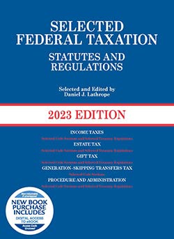 Sel.Federal Tax.:Stat.+Regs.23 Ed. Pkg