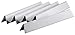 Hongso 7539 7540 24.5 Inch Stainless Steel Flavorizer Bars Heat Plate Grill Replacement Parts for Weber Genesis 300 Series E-310, E-320, S-310, S-320 Gas Grill (2007-2010 with Side-Controls Panel)