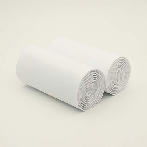 HUAYY self-Adhesive Hook and Loop 4 Inches Width 1 Yards Length Style Sheets Super Sticky Glue Nylon Strips Fabric,White (4 in x 1 yd)