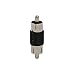 ELECTOP 10 Pack Audio Video Nickel RCA Male to Male RCA Coupler Adapter Connector, for Phono,Speaker,RCA Cable,Amplifier