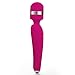 FengLan Vibrator Wireless Power Wand Massager 7 Frequency Rechargeable Waterproof Silent Medical-Grade Silicone Pulsating Patterns (Pink)