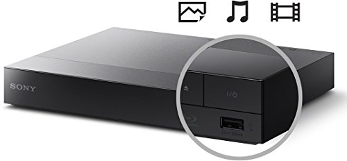 Sony BDPS6700, Reproductor de BLU-Ray Disc (con CD, DVD, Mejora 4K, Bluetooth, LDAC, USB Reproductor, Amplia Compatibilidad de Formatos), Ethernet,...