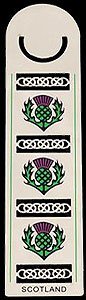 Bookmark in Scottish Thistle Design. Celtic Glass Designs presents Sea Gems stunning enamelled pewter and nickel giftware. These significant and expressive gifts are ideal for Valentine's Day, Mother’s Day, Easter, Father’s Day, Christmas, Burns Night, birthdays, anniversaries, corporate events and special celebrations. FREE SHIPPING!