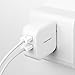 Mopower 4.8A/24W Dual Port Travel Wall Charger with SmartID Technology,Foldable Plug for iPhone,iPad,Samsung Galaxy,Tablet,Smartphone,Smart Watch,Back Up Battery and More White