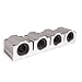 Vktech 4 Pcs SC20UU 20mm Aluminum Linear Motion Ball Bearing Slide Bushing for CNC