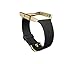 Fitbit Blaze Accessory Band, Slim Black Gold, Small