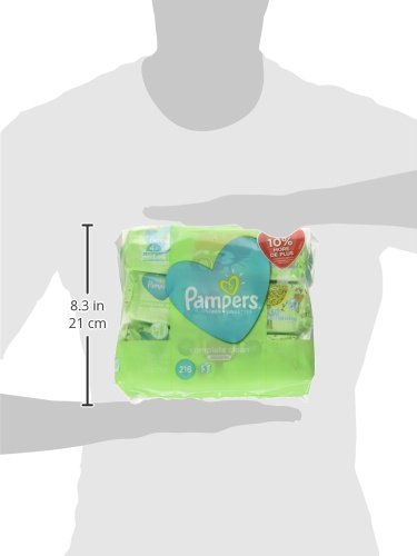 Pampers Baby Wipes Complete Clean Unscented 3X Pop-Top Pack, 216 ct