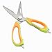 Multifunction Stainless Steel Kitchen Shears That Come Apart Best Kitchen Scissors Heavy Duty Knife with Magnetic Holder for Gutting Chiken Fish Herbs Poultry