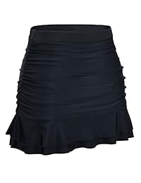 Bañador para dama con falda de volantes