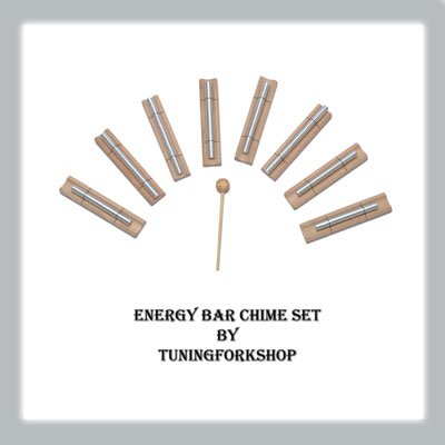 Sound Healing Energy Bar Chime 8 Harmonic Set Free shipping
