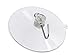 McKay 12 Piece Adhesive 3-Inch Suction Silicone Cup Hooks, Clear- Hanger Embraces up to 10 Lbs: Secure Hold Accessory for Windows, Shower, Bathroom & Kitchen
