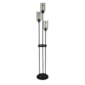 Allen Roth Latchbury 66 55 In Bronze Multi Head Floor Lamp
