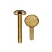 Metal Elements Solid Brass 1/4 Inch Nail Head Rivets 1.3mm Diameter (100)